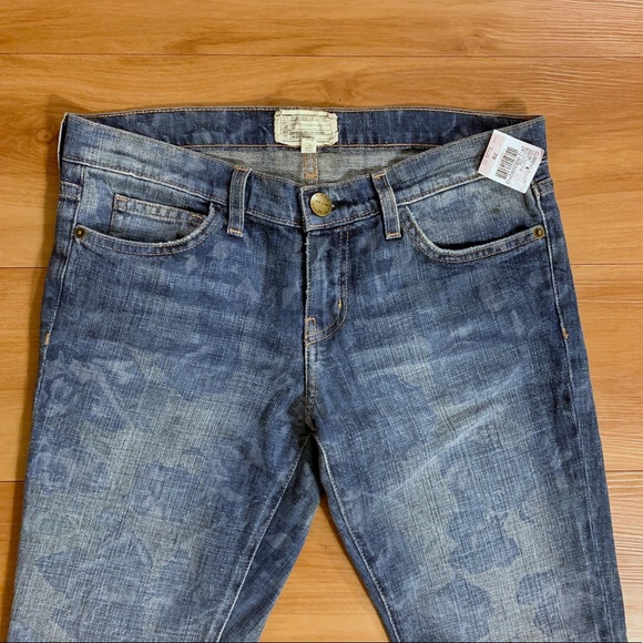 NWT Current/Elliot “The Stiletto” Blue Rose Jeans - Picture 3 of 8